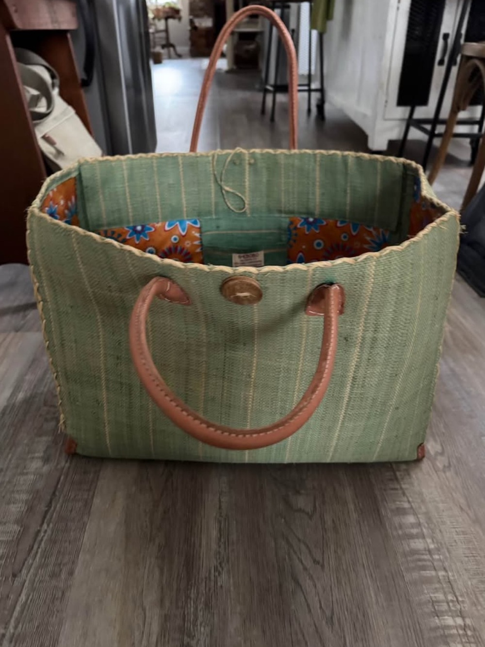 SHEBOBO BEACH STRAW BAG 100% RAFFIA SAN FRAN